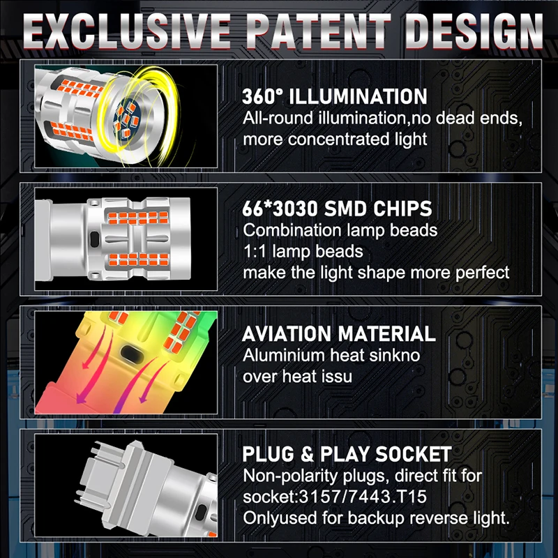 7443 LED  õ   , T25 3157 DRL ְ ,     ڵ ȣ, 2 
