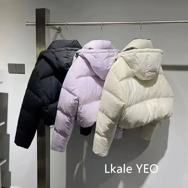 Women's Down Cotton Padded Jacket 2025 Casual Versatile Fashion Female Winter Parka Coat Simple High-End Short Ladies Outerwear