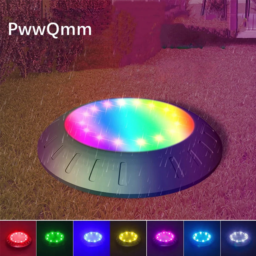 

RGB LED solar panels night light Optical control 16LED outside IP65 holding water filling 1.2V 700mA for the yard yard terrace