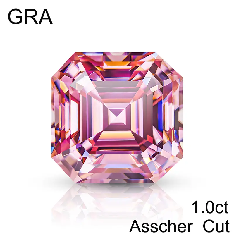 Pink Loose Moissanite 100% Real Lab Gemstone Stones For Women Jewelry Diamond Ring Material GRA Round/Pear/Emerald/Oval Cut - Image 28