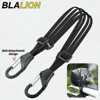 BLALION Cinghia per bagagli per moto Valigia elastica universale con gancio di sicurezza-Casco versatile Mesh Gear Transport Durevole ed elegante