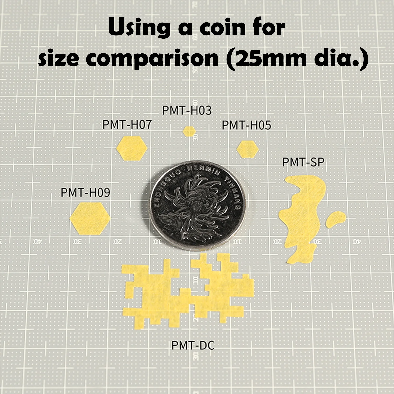 DSPIAE 프리컷 마스킹 테이프 PMT-H03, PMT-SP 스퀴글 패턴, 디지털 위장 PMT-DC, 3mm PMT-H05 5mm PMT-H07 7mm PMT-H09 9mm