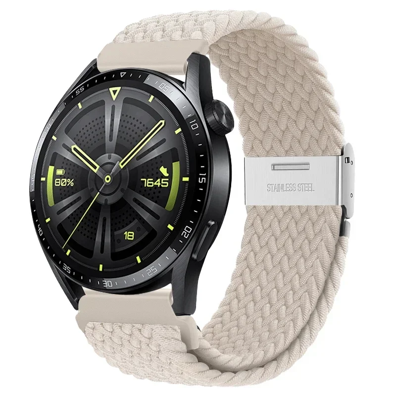 Braided Elastic Bracelet 20/22mm Smartwatch Strap