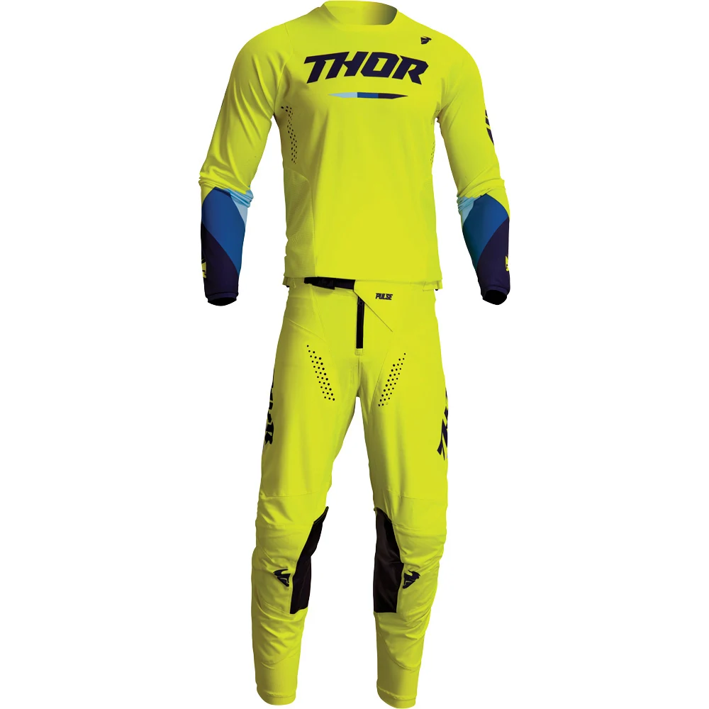 .08 FLO YELLOW TLD Racing MX Combos Motocross Gear Set Off Road Moto Jersey Set Dirt Bike Kit Motorcycle Suit