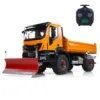 1/14 4x4 Metal RC Hydraulic Dumper Trucks Snow Shovel Remote Control Tipper Machine Cars Vehicle Toys for Boys Gifts TH23796 4