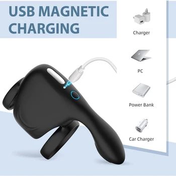 Double Cockring Sexy Toys for Men Couple Rings Sex Games Silicone Penis Cock Ring Vibrator Testicle Massager Anal Plug Sex Toys 4