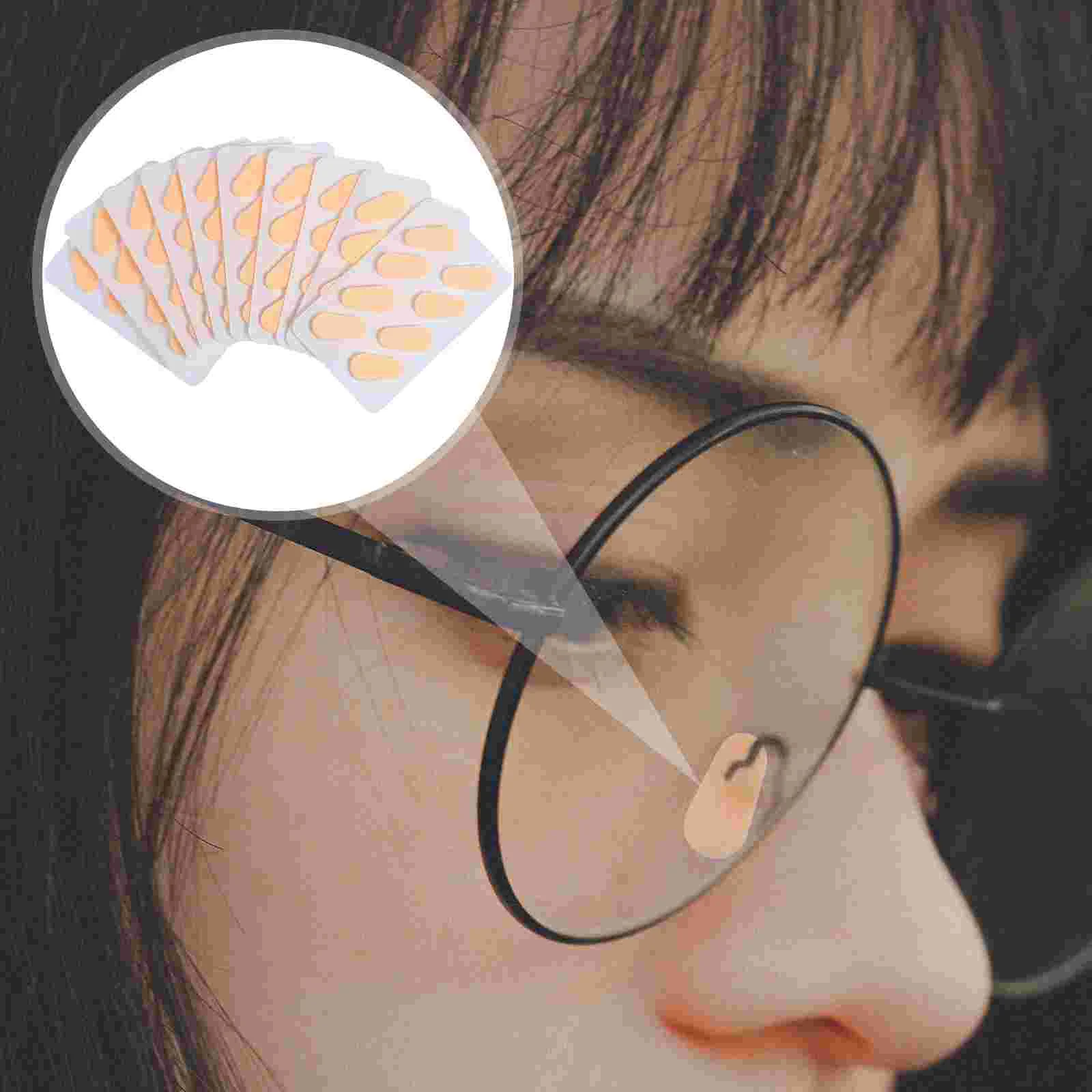 40 Pairs Eva Sponge Nose Pads Sponges Glass Frame Eyeglasses Anti-skid Sunglasses