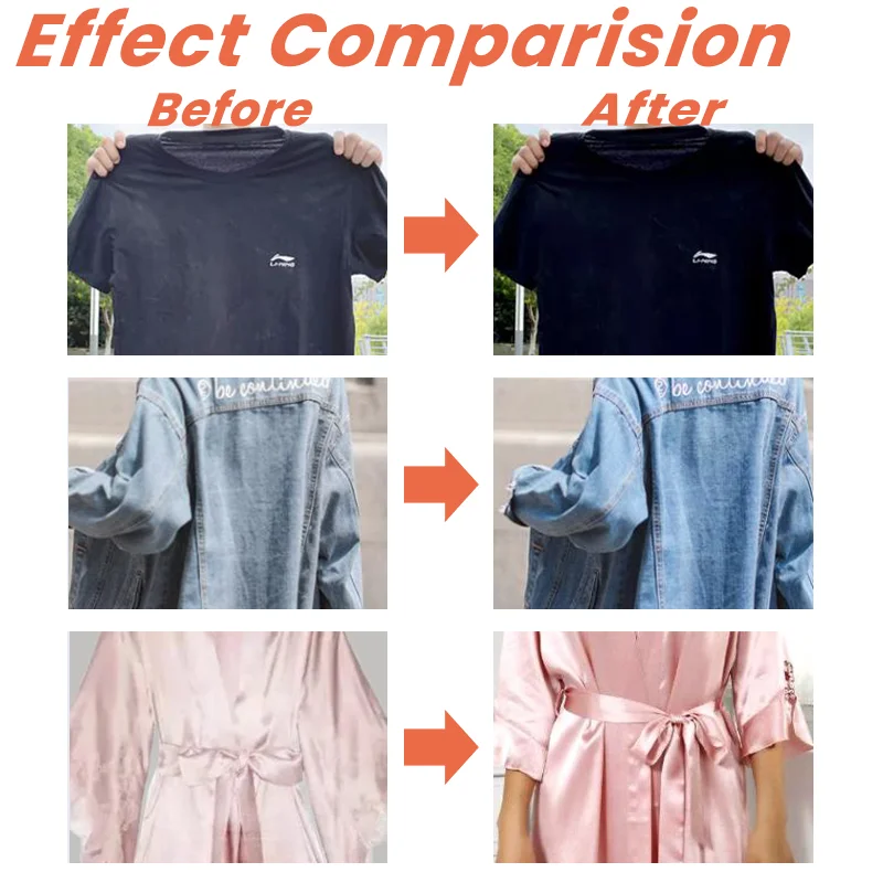 Clothes Color Recovery Agent Fabric Fading Restorer and Enhancer for Most Fabric Cotton Silk Shoes Repair Home Laundry Dormitory