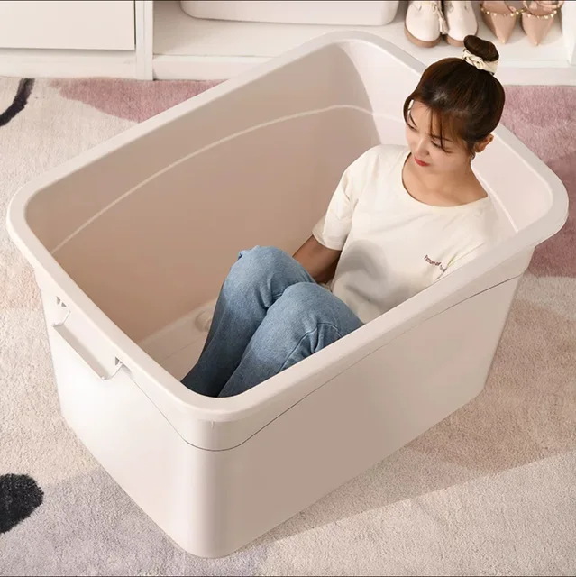特大プラスチック収納ボックス衣類収納ボックス家庭用収納