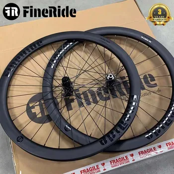 35/38/45/50mm Set di ruote in carbonio di ghiaia 700C Freno a disco 36T Cricchetto UD Opaco Set di ruote da corsa su strada Cerchio in fibra di carbonio Ruote per bicicletta