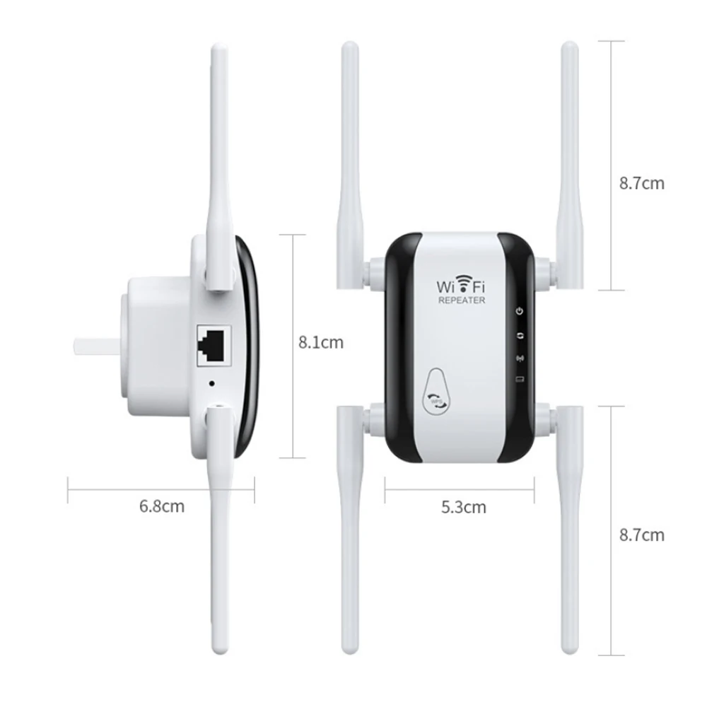 Wireless Router 300Mbps Wifi Repeater WiFi Signal Amplifier Wi Fi Booster 2.4G Wi Fi Repeater Access Point - 2