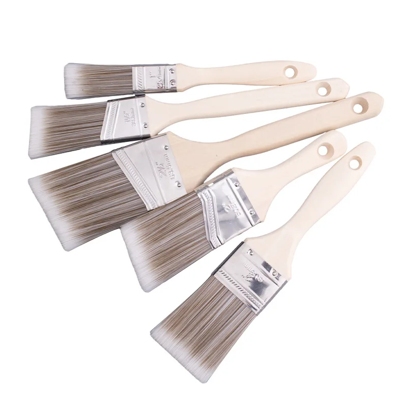Bevel color separation brush for interior and exterior corner brushes for latex paints paints stains paint supplies and tools paint brushes