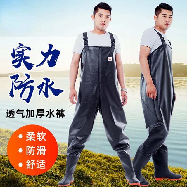 Half Body Rain Pants Waterproof Suit Men's Fish Catching Wear