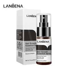 LANBENA Hair Growth Essence Spray Product Preventing Baldness Consolidating Anti Hair Loss Nourish Roots Easy To Carry Hair Care