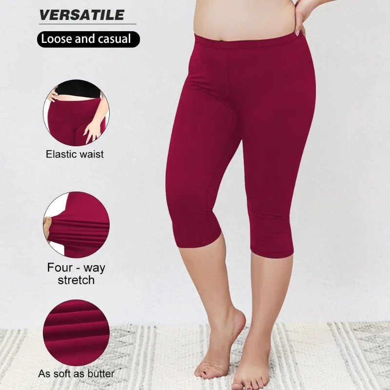 Plus Size Capri Leggings 2