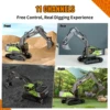 1/18 RC Excavator Dumper Truck Crawler Alloy Tractor Loader 2.4G Radio Controlled Car Engineering Toy For Boy Gift Multi-Channel 2