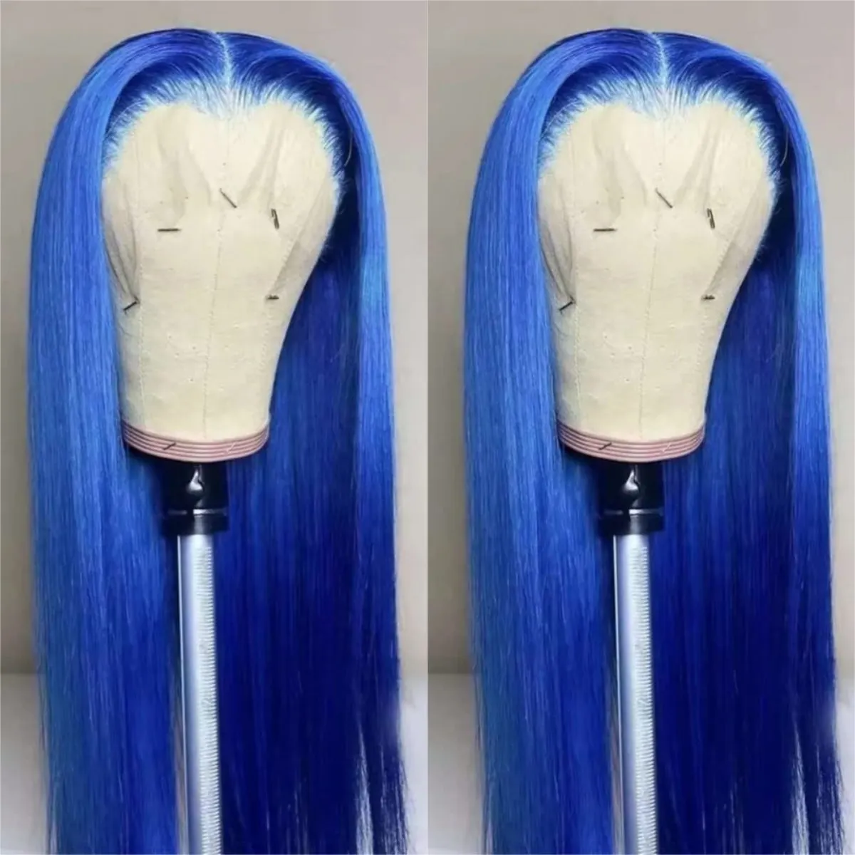 Blue Staight Lace Front Wigs for Women 13x4 Lace Front Wigs Human Hair with Baby Hair 250 Density Lace Front Wig Human Hair 2