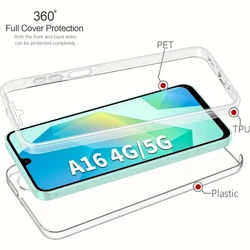 360° Full Cover Screen Protector Phone Case - Galaxy A37 (Clear)
