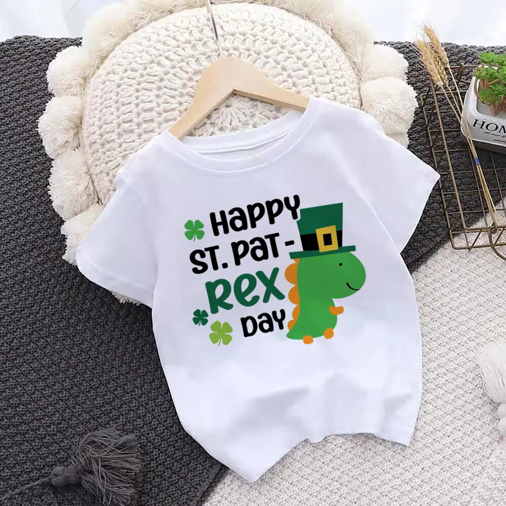 Mr Lucky Charm Print Kids T-shirt Children St. Patricks Day Shirt Boy Girl Clothes St. Patricks Day Toddler Outfits Shirts Gift 3