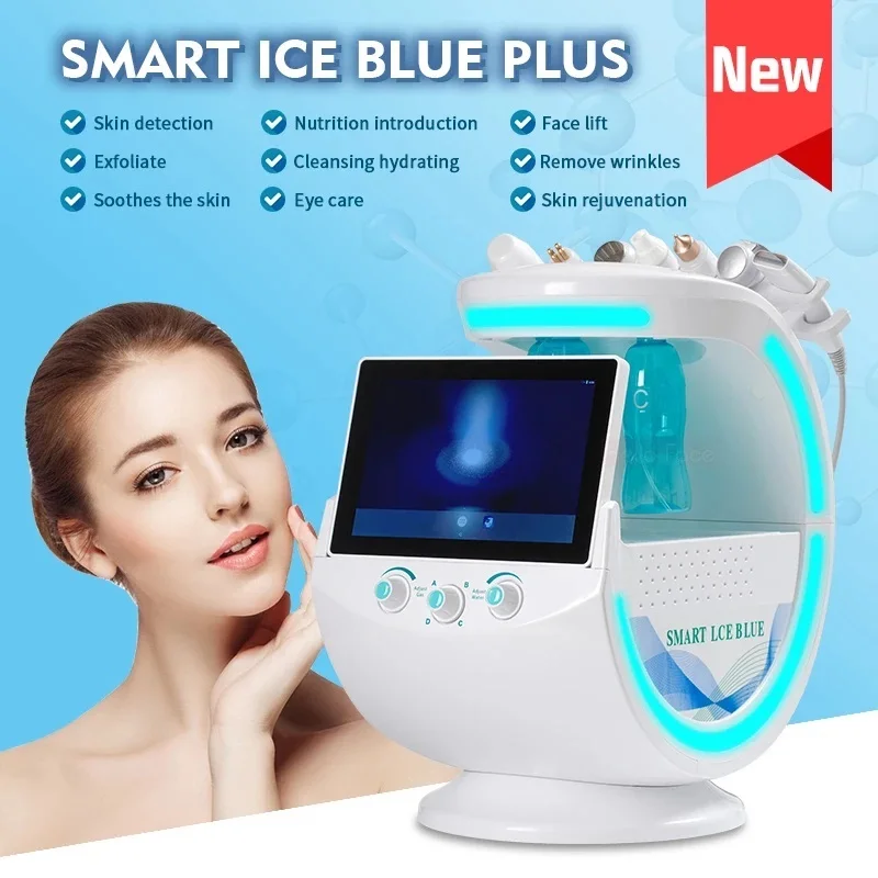 

7 In 1 Hydro Dermabrasion Facial Microdermabrasion Machine Skin Rejuvenation Face Care Analyzer Salon Skin Rejuvenation Device