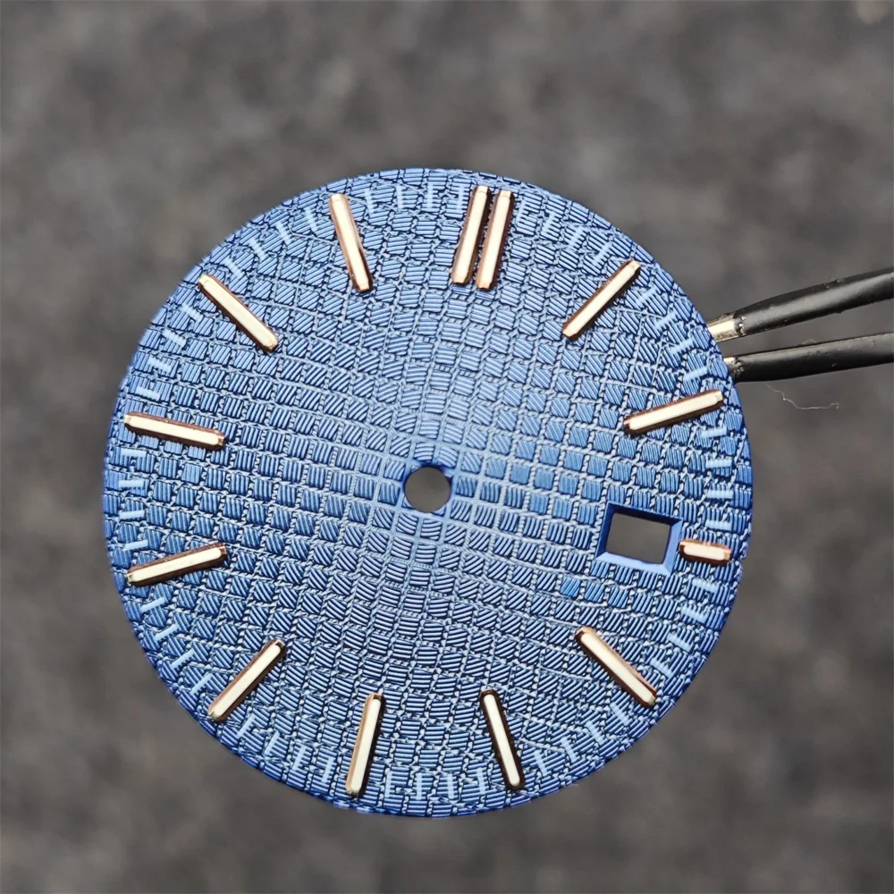 31,8 mm Zifferblatt + Zeiger, grün leuchtende Zifferblätter, Ersatzzubehör für NH35-Uhrwerk – Detail 17