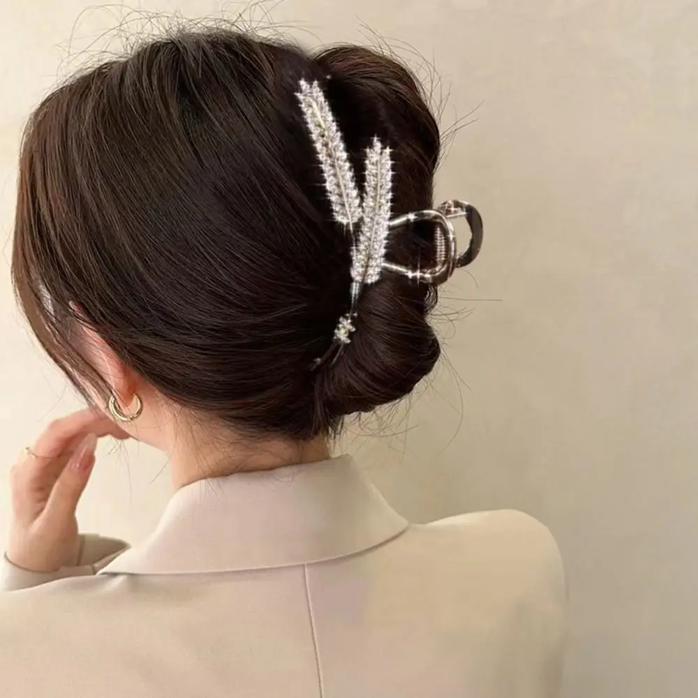 

Holder Metal Temperament Accessories Korean Style Crab Clip Women Hair Clip Wheat Ear Hair