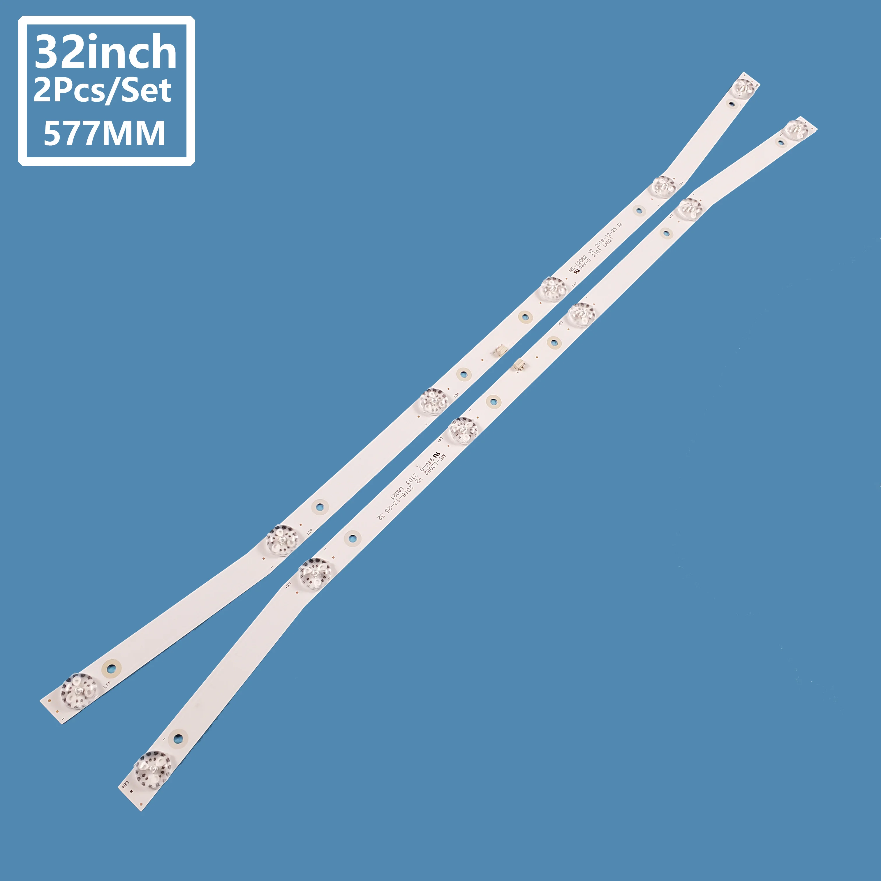2 Pz/Set Smart Tv Led Retroilluminazione Bar Strip Js-D32Dm-061 Ec Ms-L 2082 V2 32 "E32F2000 32 L1 32 L3 32 S1A Per Pioneer Led-32B180
