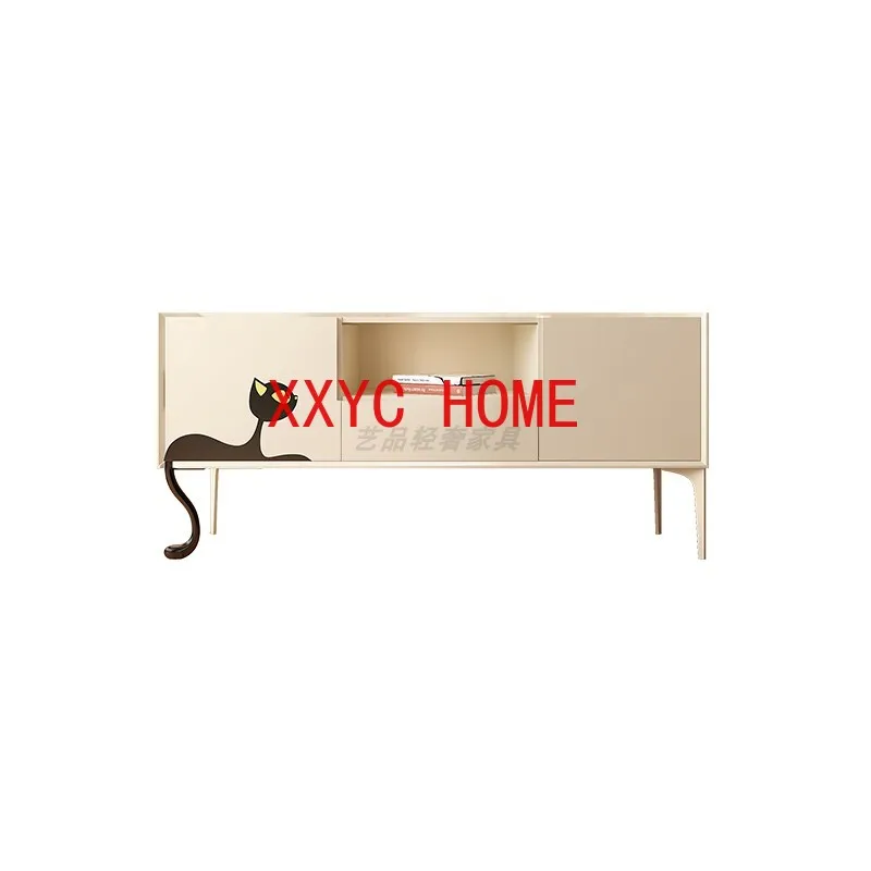 

Light Luxury TV Cabinet and Tea Table Combination Living Room Home Modern Simplicity