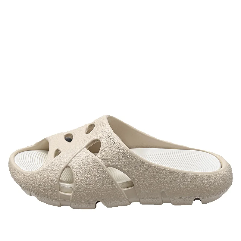 Unbeatable Quality Summer Slippers, Men's Outdoor Wear, Sports EVA Thick Sole, Stepping On Poop Feeling, Casual Couple Beach One Line Drag_voghion.com