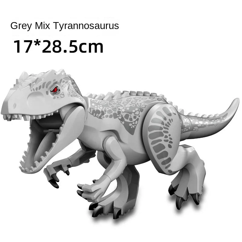Dinosaur building blocks toy Jurassic Tyrannosaurus rex assembled building blocks puzzle disassembly assembly dinosaur.
