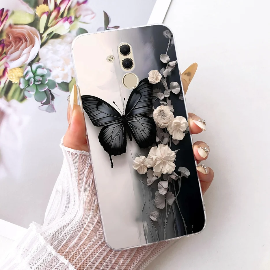 Luxury Floral Butterfly Design Soft Slim Phone Case Cover