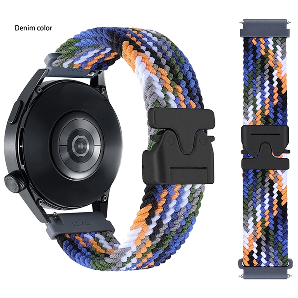 Braided Nylon Parachute Buckle Watch Strap Bracelet