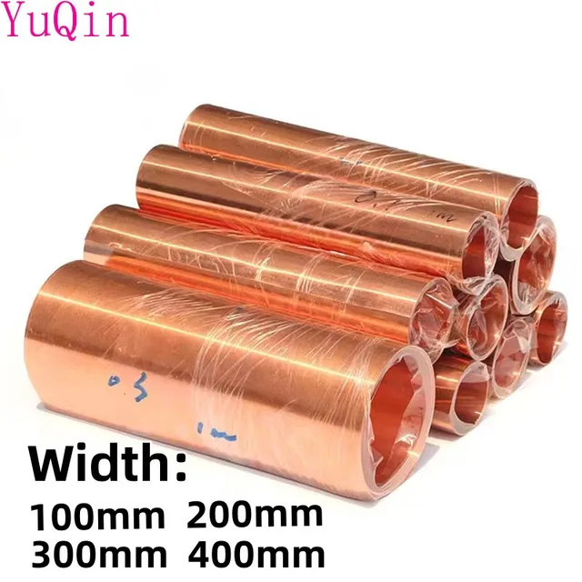 Lamiera Rame Rotolo Puro - 0.02mm X 100mm X 5000mm Per Elettronica Materiale Lavorazione Precisione - Foto 4