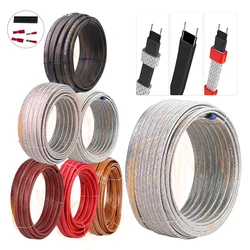 5M 10M 220V 240V Heating Tape Self Regulating Water Pipe Protection Roof Deicing Heating Cable Waterproof Snow Sewer Outdoor