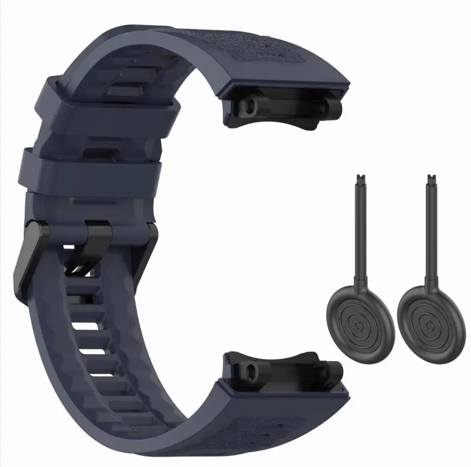 Bracelet Kwmobile Pour Huami Amazfit T-Rex 2 - Neuf, Noir, Échange Standard