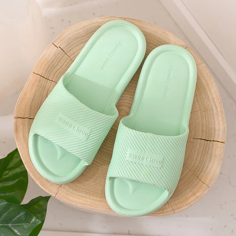 2023 New Slippers Women Summer Flip Flops Indoor House Couples Home Bathroom Non-slip Soft Tide To Wear Slippers Flat Shoes