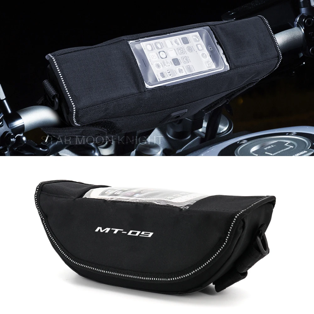 

For YAMAHA MT09 FZ09 FZ MT 09 Motorcycle Accessories Mobile Phone Navigation Waterproof Handlebar Bag Tool Storage Bag