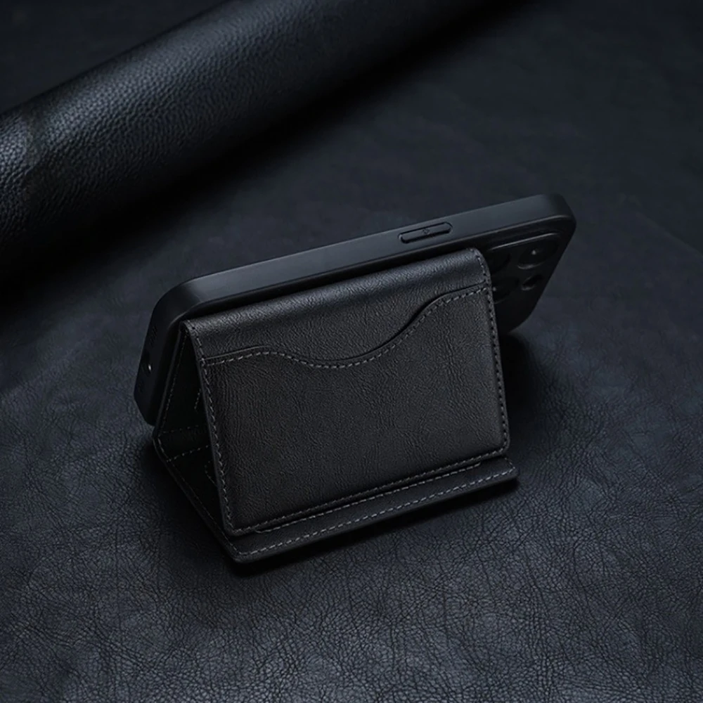 Trifold Magnetic Phone Wallet PU Leather Card Bag Card Holder Wallet for Apple IPhone 16 15 12 13 14 Pro Max Plus Mini