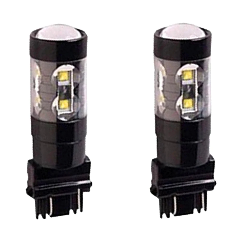 

2Pcs Backup Reverse Light LED Bulbs 3157 6000K 50W White Daytime Running Light Brake Signal Lamp 12V-24V