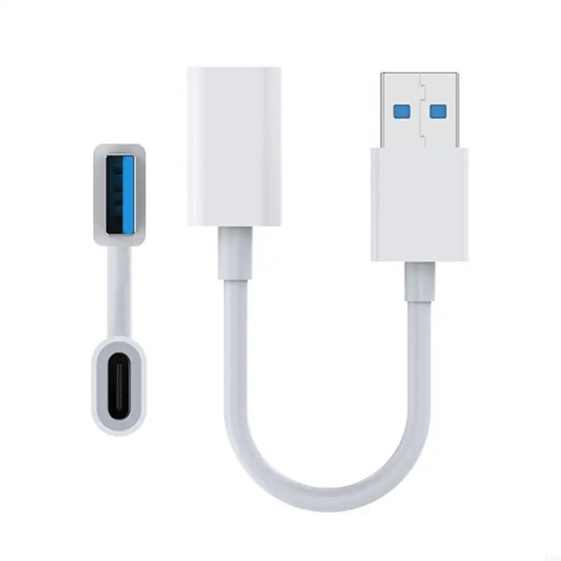 5GBPS USB A to Type C 여성 전원 케이블 헤드셋 컨버터 코드 15cm 5.9in y3nd