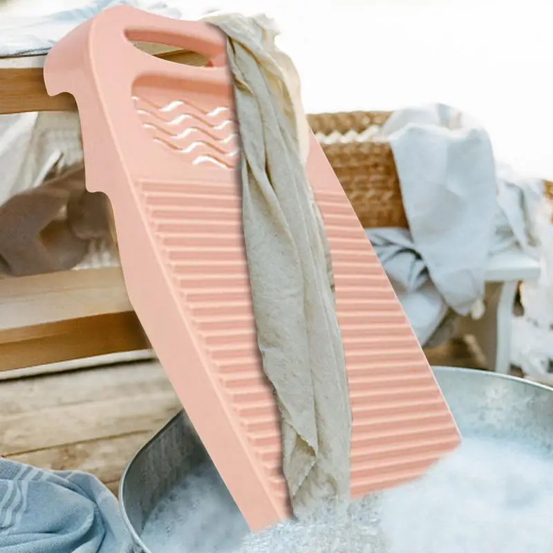 Large WashboardHand Wash Household Wash Board Thick And Non-Slip With Soap Trough High Quality Hand Laundry Board