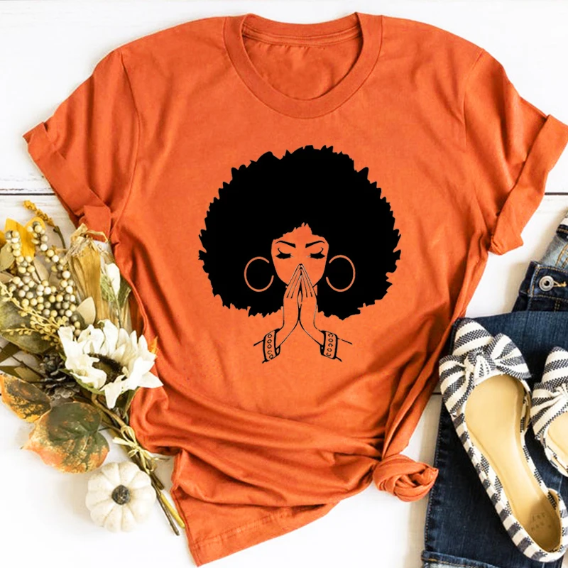 Praying Shirt  Afro American Graphic T Shirts Pray Shirts Christian Gifts Religious Tee Christian Tops Bible Verse T-shirts m