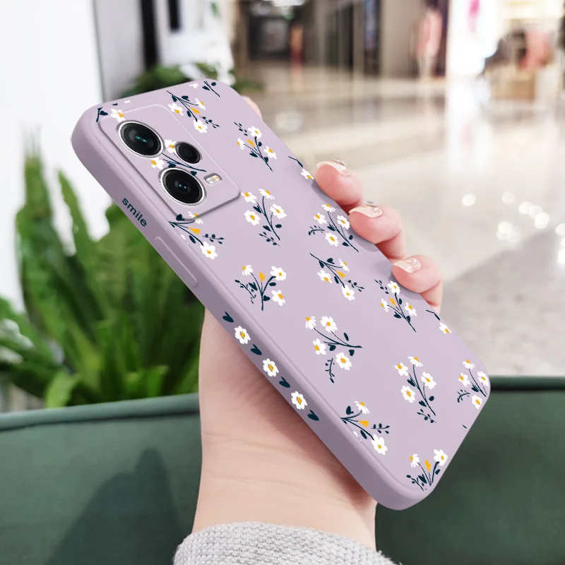 Exquisite Floral Silicone Soft Phone Case