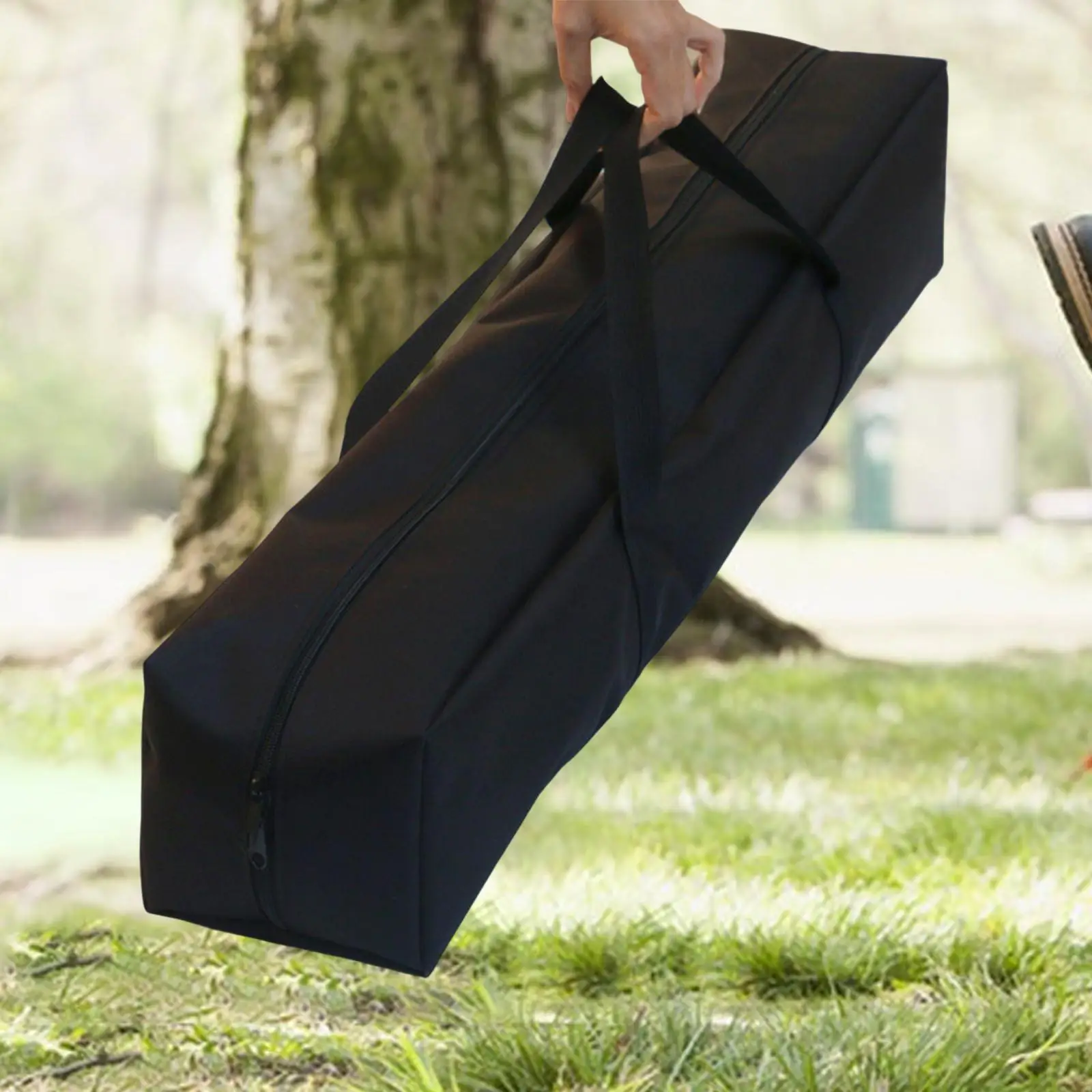 Water-Resistant Oxford Cloth Camping Organizer Bag with Handle for Tent and Trekking Poles