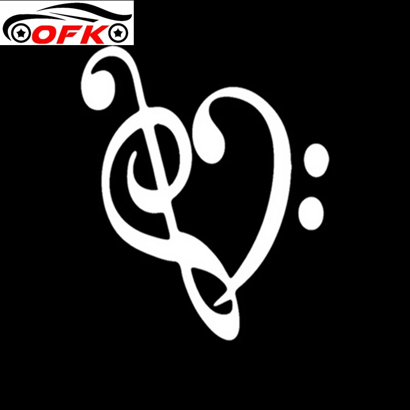 

Fashion Musical Car Stickers Personality Bumper Surfboard Decal To Cover Scratches Sunscreen Waterproof PVC