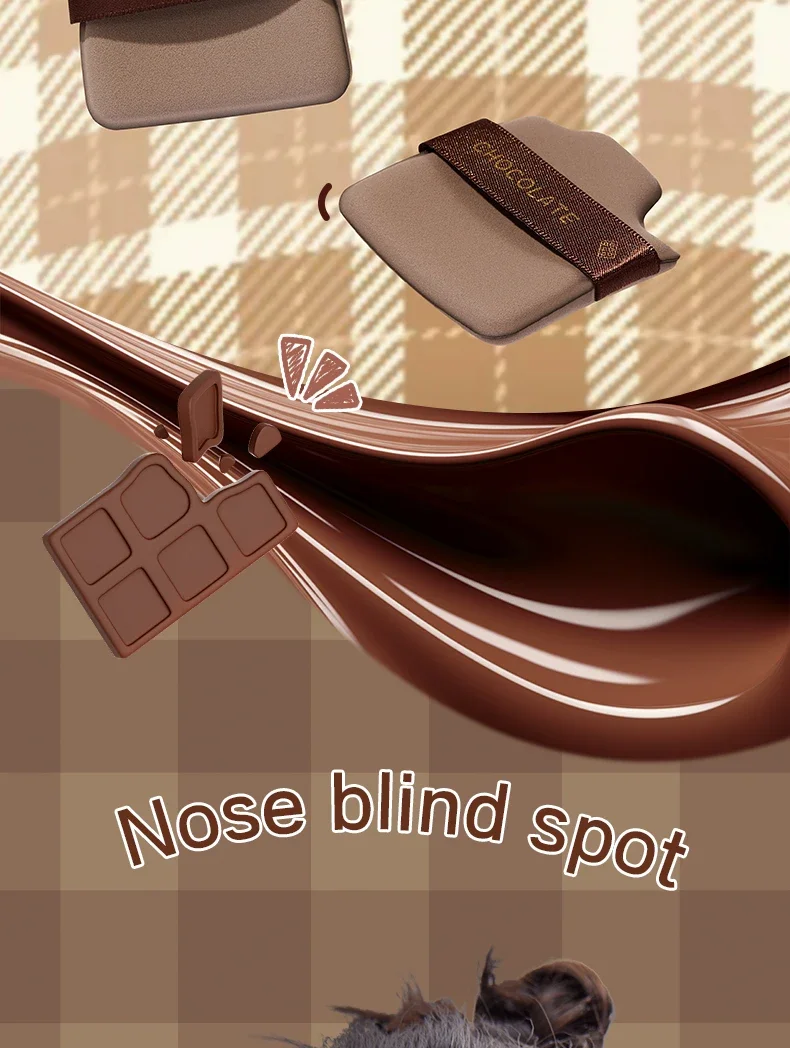 6 PCS Chocolate All-Purpose Makeup Sponge Set Powder Puff Set Soft Wet And Dry Air Cushion Puffs Makeup Baeuty Tools