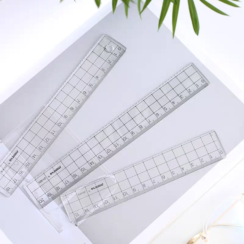 1 PC Student Stationery Set High Accuracy Ruler For Math Measuring For Office Drawing