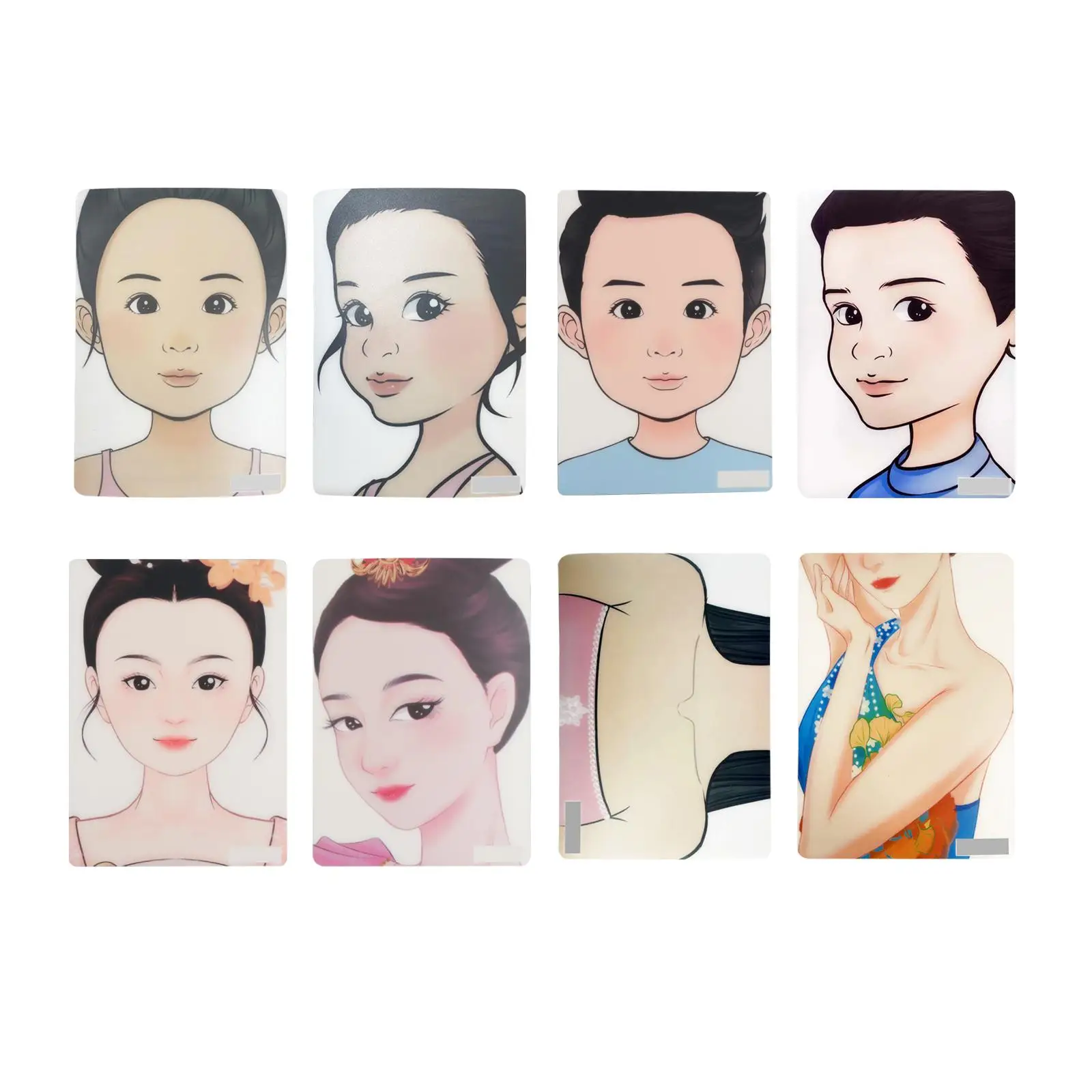 

Шаблон для обучения рисованию макияжа 8,27 дюйма x 11,81 дюйма для начинающих профессиональных художников многоразовая детская доска