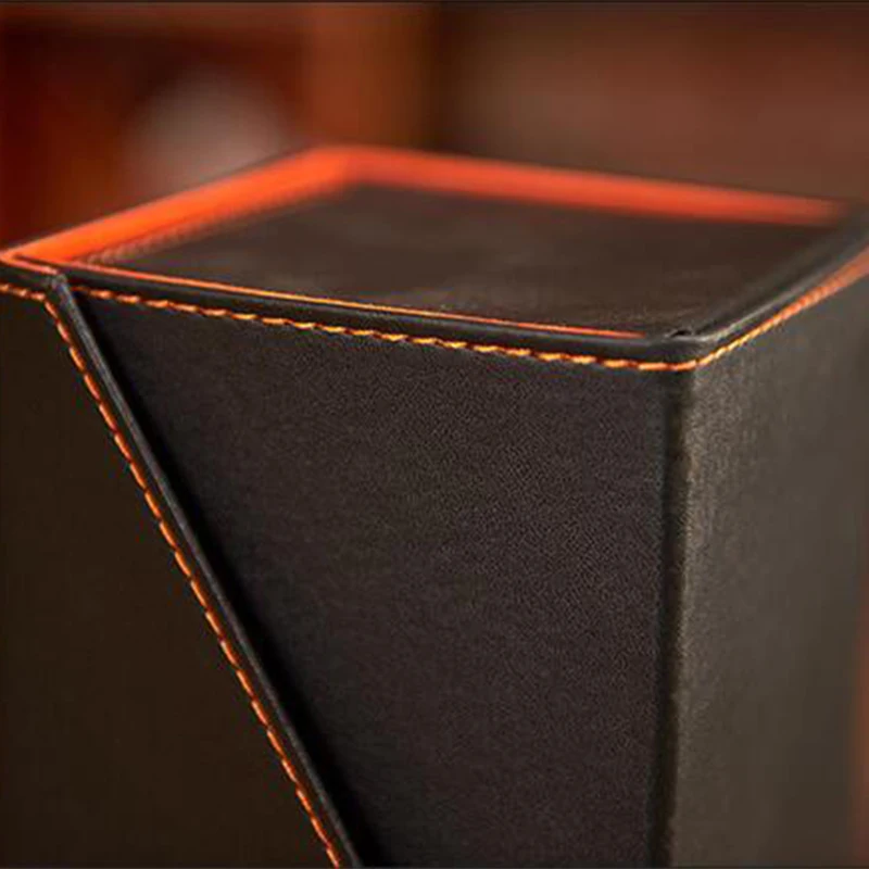 1PC Red Wine Leather Gift Box – Vintage PU Folding Presentation Box, Portable Empty Win... - SKU WLGB2113 - UGI Packaging