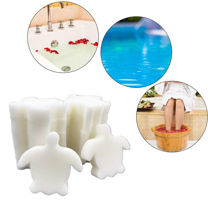 Wadoy Oil Absorbing Sponge Shaped Starfish Scum Bug For Hot Tub And Spa Cleaners Swimming Pool Absorbs Oil Slime Grime And Scum